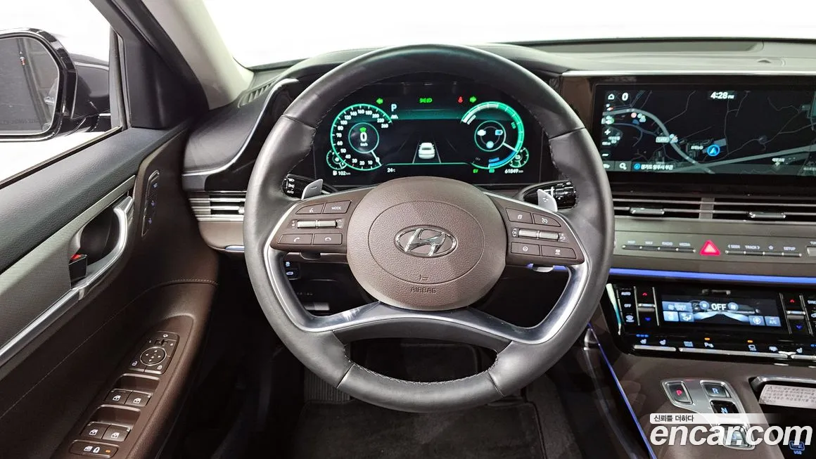 Hyundai The New Grandeur IG Hybrid 2020 Серый из Кореи, фото 4