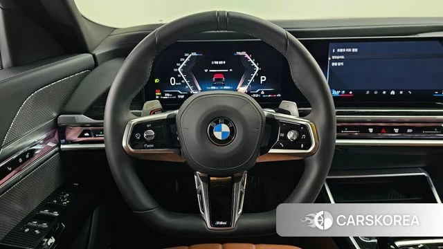 BMW 7 Series (G70) 2025 Черный из Кореи, фото 4