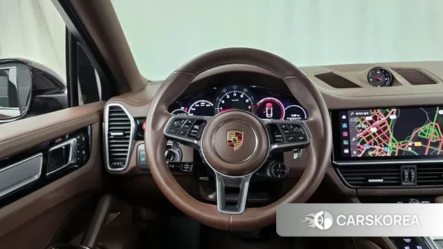 Porsche Cayenne (PO536) 2023 Коричневый из Кореи, фото 4