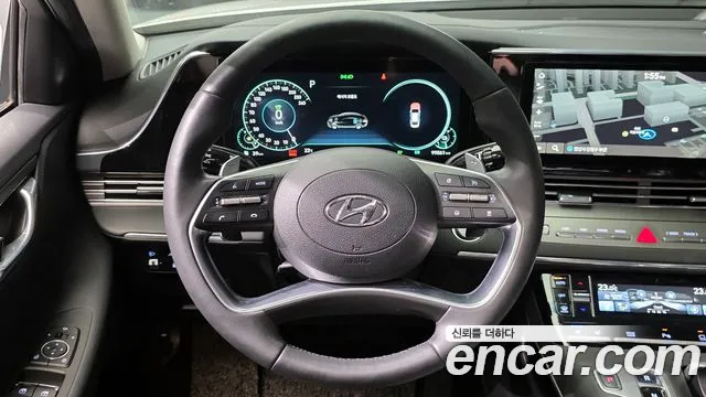 Hyundai The New Grandeur IG Hybrid 2021 Белый из Кореи, фото 4