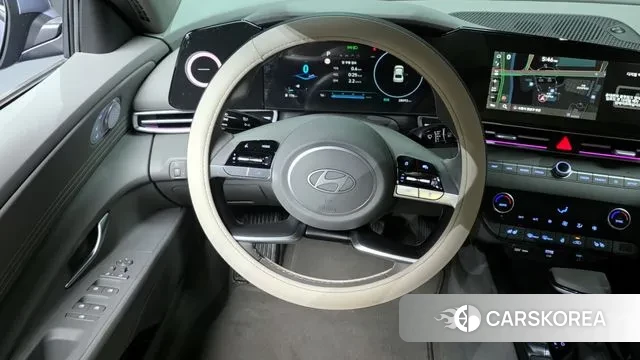 Hyundai The New Avante (CN7) 2023 Небесно-голубой из Кореи, фото 4