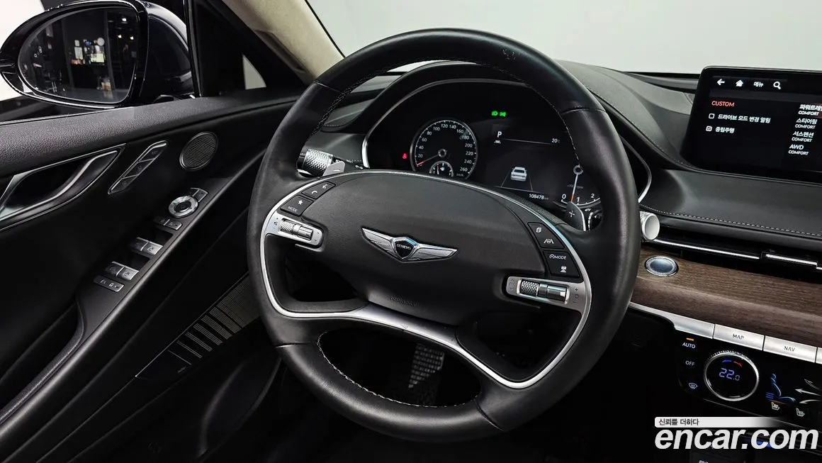 Genesis G80 (RG3) 2021 Синий из Кореи, фото 4