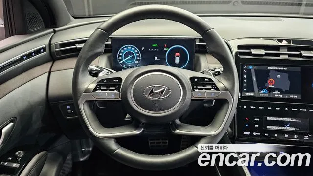 Hyundai Tucson Hybrid (NX4) 2023 Белый из Кореи, фото 4