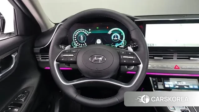 Hyundai The New Grandeur IG Hybrid 2021 Белый из Кореи, фото 4