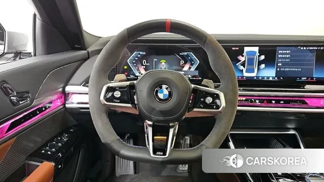 BMW 7 Series (G70) 2024 Серебряный двухцветный из Кореи, фото 4