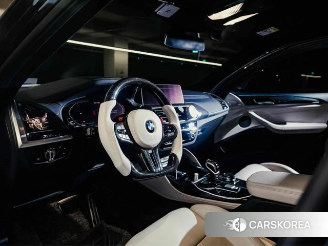 BMW X4M (G02) 2021 Черный из Кореи, фото 4