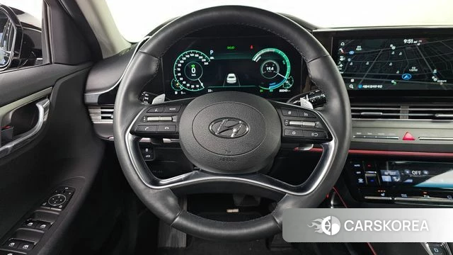 Hyundai The New Grandeur IG Hybrid 2020 Черный из Кореи, фото 4