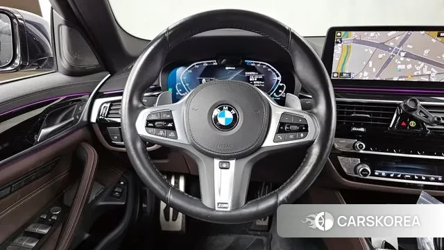 BMW 5 Series (G30) 2021 Черный из Кореи, фото 4