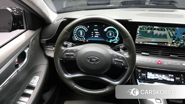 Hyundai The New Grandeur IG Hybrid 2021 Черный из Кореи, фото 4