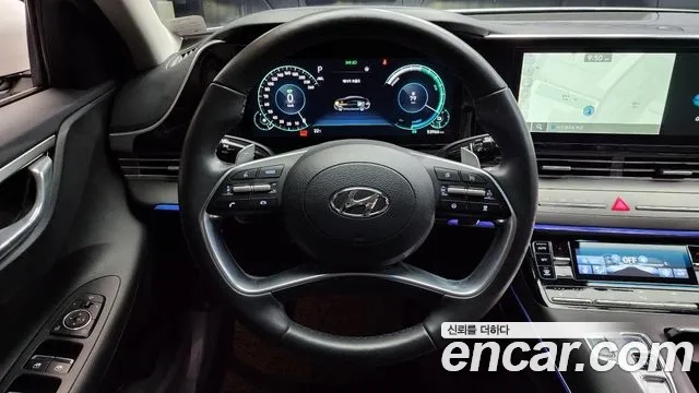 Hyundai The New Grandeur IG Hybrid 2021 Белый из Кореи, фото 4