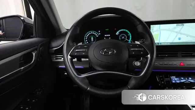 Hyundai The New Grandeur IG Hybrid 2021 Синий из Кореи, фото 4