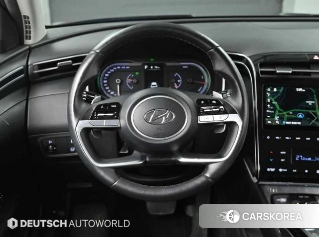 Hyundai Tucson Hybrid (NX4) 2022 Серебристо-серый из Кореи, фото 4