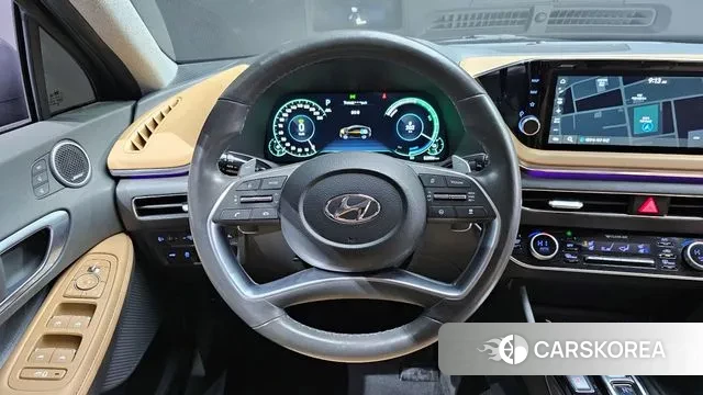 Hyundai Sonata Hybrid (DN8) 2021 Синий из Кореи, фото 4