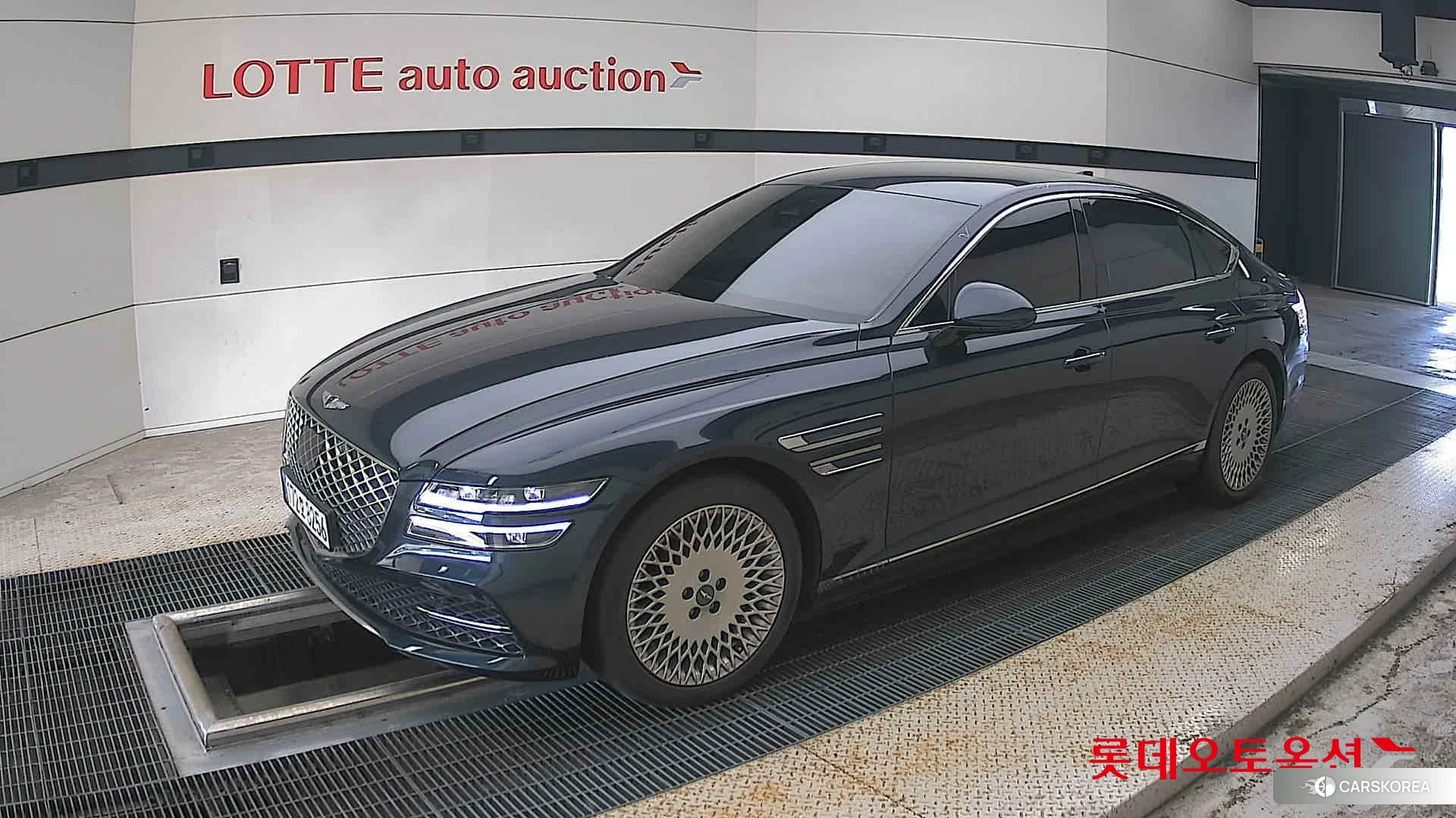 Hyundai G80 2023 Tasman Blue из Кореи, фото 4