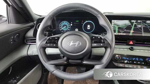 Hyundai The New Avante Hybrid (CN7) 2024 Белый из Кореи, фото 4