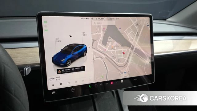Tesla Model Y 2023 Синий из Кореи, фото 4