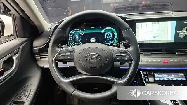 Hyundai The New Grandeur IG Hybrid 2021 Белый из Кореи, фото 4