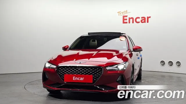 Genesis G70 2019 Красный из Кореи, фото 4