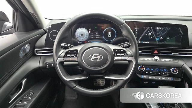 Hyundai The New Avante (CN7) 2023 Черный из Кореи, фото 4