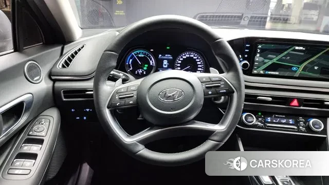 Hyundai Sonata Hybrid (DN8) 2021 Серебристо-серый из Кореи, фото 4