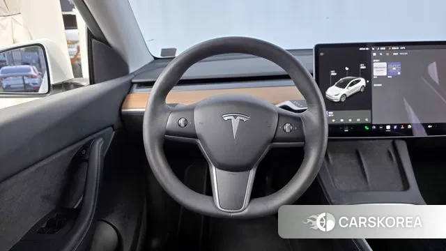 Tesla Model Y 2021 Белый из Кореи, фото 4