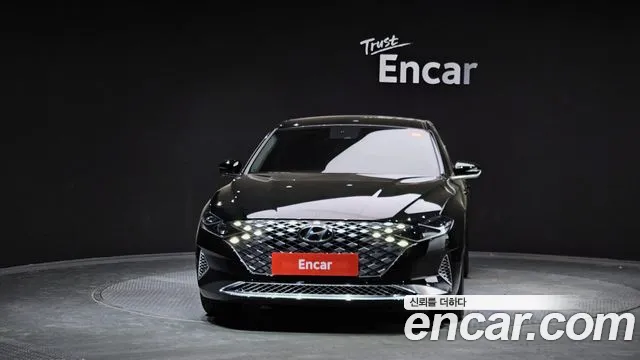 Hyundai The New Grandeur IG Hybrid 2020 Черный из Кореи, фото 4