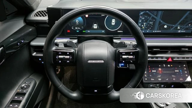 Hyundai Grandeur Hybrid (GN7) 2022 Черный из Кореи, фото 4