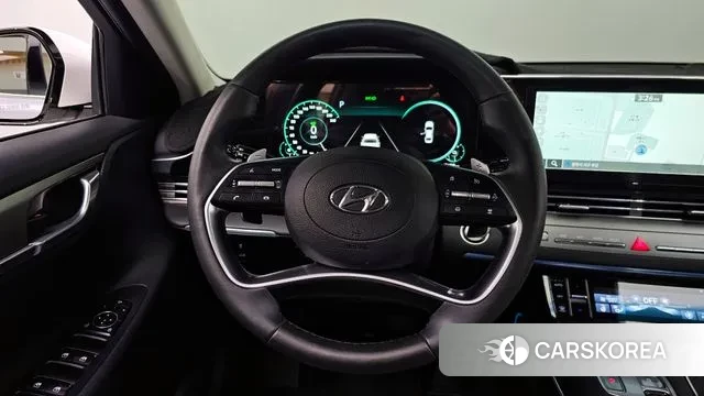 Hyundai The New Grandeur IG Hybrid 2021 Белый из Кореи, фото 4