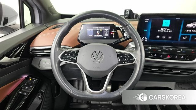 Volkswagen ID.4 2022 Серебряный из Кореи, фото 4