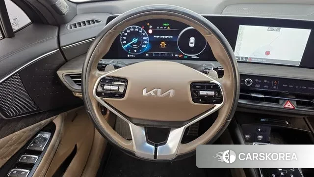 Kia K8 Hybrid 2021 Темно-зеленый из Кореи, фото 4