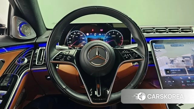 Mercedes-Benz S-Class W223 2024 Черный двухцветный из Кореи, фото 4