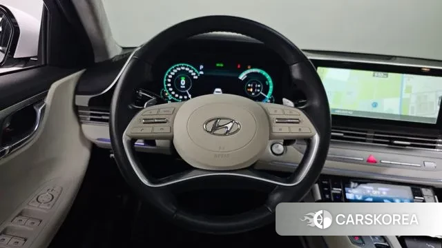 Hyundai The New Grandeur IG Hybrid 2022 Белый из Кореи, фото 4