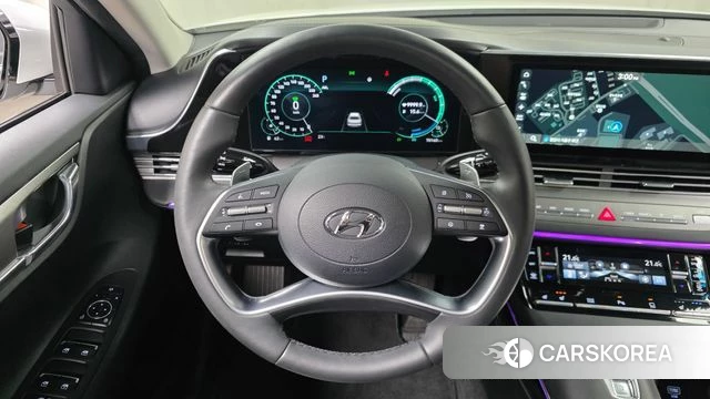 Hyundai The New Grandeur IG Hybrid 2022 Белый из Кореи, фото 4