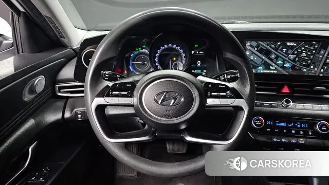 Hyundai Avante Hybrid (CN7) 2021 Белый из Кореи, фото 4