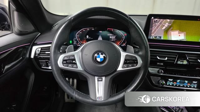 BMW 5 Series (G30) 2022 Синий из Кореи, фото 4