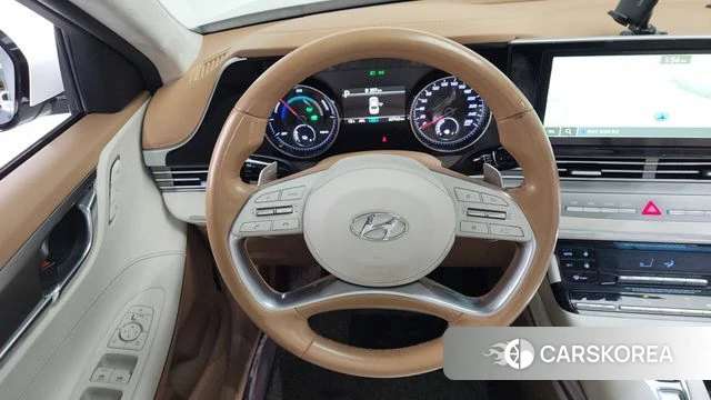 Hyundai The New Grandeur IG Hybrid 2021 Белый из Кореи, фото 4