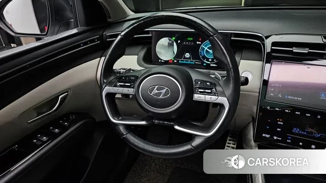 Hyundai Tucson Hybrid (NX4) 2021 Белый из Кореи, фото 4