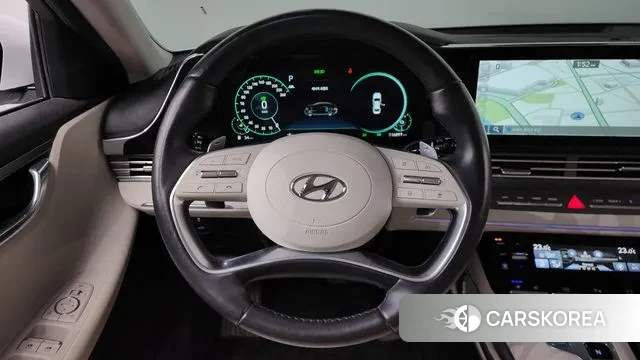 Hyundai The New Grandeur IG Hybrid 2021 Белый из Кореи, фото 4