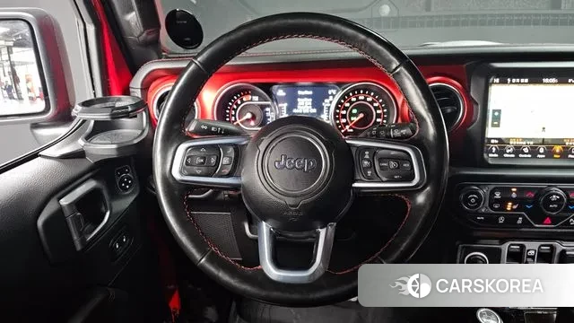 Jeep Wrangler (JL) 2021 Красный из Кореи, фото 4