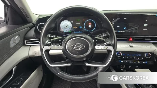 Hyundai Avante Hybrid (CN7) 2021 Белый из Кореи, фото 4