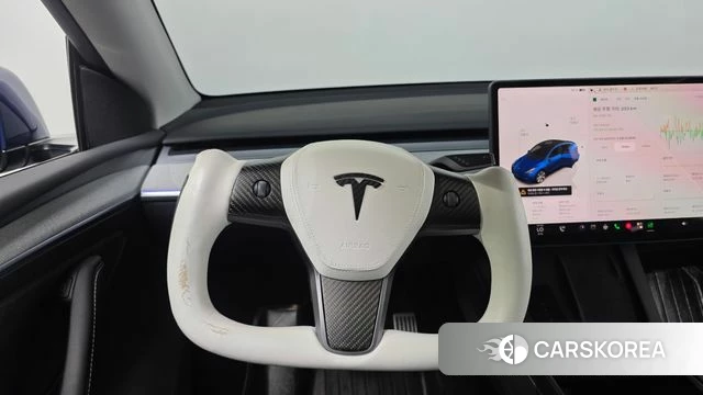 Tesla Model Y 2024 Синий из Кореи, фото 4