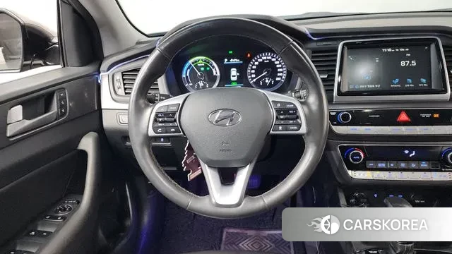 Hyundai Sonata New Rise Hybrid 2018 Черный из Кореи, фото 4