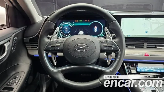Hyundai The New Grandeur IG Hybrid 2022 Белый из Кореи, фото 4