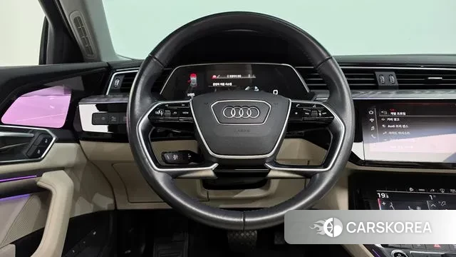 Audi e-Tron 2021 Белый из Кореи, фото 4