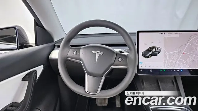 Tesla Model Y 2021 Серый из Кореи, фото 4