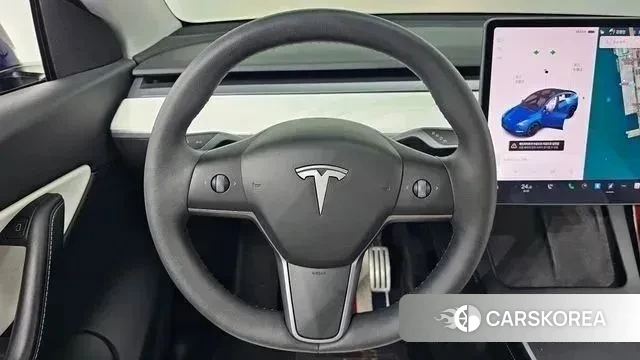 Tesla Model Y 2021 Синий из Кореи, фото 4