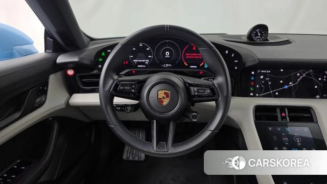 Porsche Taycan 2020 Небесно-голубой из Кореи, фото 4
