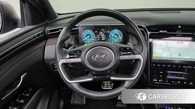 Hyundai Tucson Hybrid (NX4) 2021 Серебряный из Кореи, фото 4