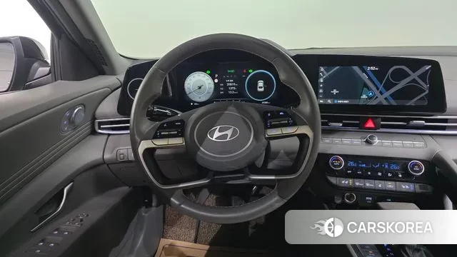 Hyundai The New Avante (CN7) 2023 Черный из Кореи, фото 4