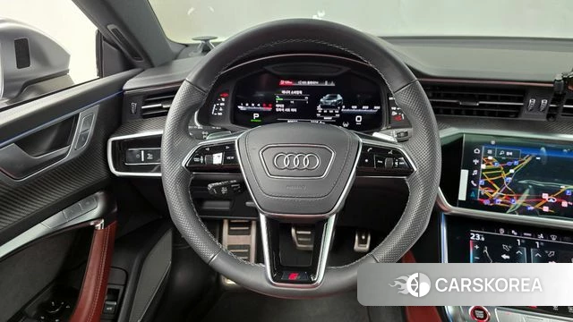 Audi S7 (4K) 2022 Серый из Кореи, фото 4